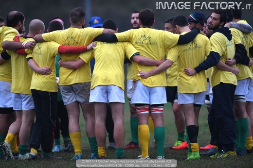 2018-11-11 Chicken Rugby Rozzano-Caimani Rugby Lainate 002